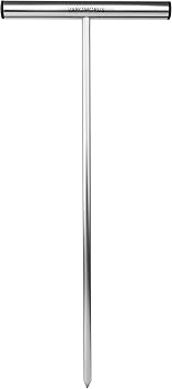 Varomorus Stainless Steel Soil Probe Rod, Septic Tank Locator for Locating Underground Pipes, Gardening, Landscaping, T Handle 21"