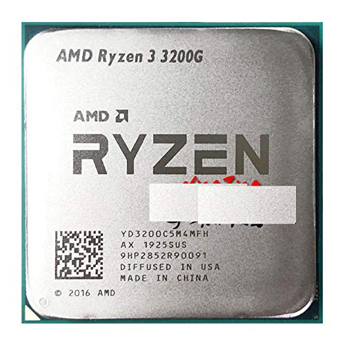 AMD Ryzen 3 3200G R3 3200G 3.6 GHz Quad-Core Quad-Thread 65W CPU Processor L3=4M YD3400C5M4MFH Socket AM4