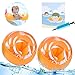 Flotador de Brazos para Niños,Manguitos de Natación,Flotador para Bebe,Manguitos de natación Inflable (Naranja)