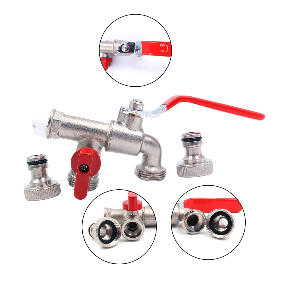Adattatore IBC Britannico Europeo Vincente IBC Adattatore Serbatoio IBC Tote Serbatoio Scarico Adattatore S60X6 In Ottone Rubinetto Da Giardino Con 1/2 Raccordo Olio Combustibile Acqua Tanica Acqua