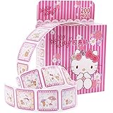 【Regalo perfecto】 la pegatina de Hello Kitty es el mejor regalo para niños, niños, amigos, familiares y amantes de la decoración de bricolaje. Consigue tus pegatinas, limpia la superficie, pégalas y ahora usa tu imaginación para crear obras.