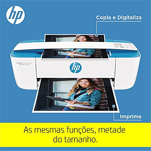 Impressora Multifuncional HP Deskjet 3776 Wi-Fi Scanner. Tecnologia de impressão Jato de Tinta Térmi