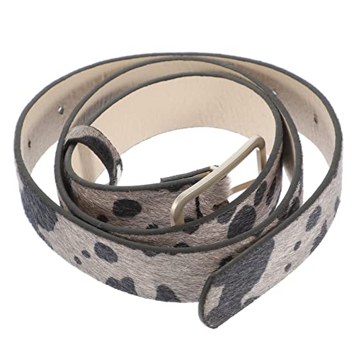 Ceinture western imprimé vache ajustable simili cuir pour look femme