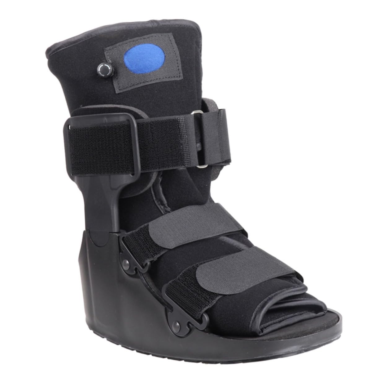 Ankle Fixed Shoe with Inflatable Cushion Low-cut Walking Boot for Sprained Ankle and Foot Support Brace Medical Stabilizer for Post-surgery Adults