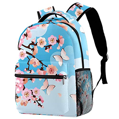 Sac à dos papillon coloré avec bretelles confortables contre le mal de dos