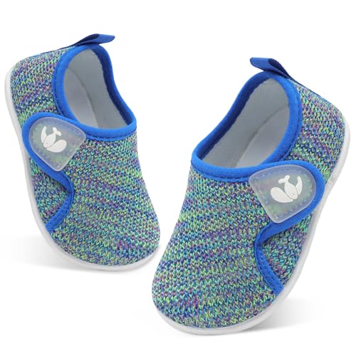 Image of FEETCITY Toddler Walking Shoes Slip On Toddler Shoes Boys Girls Kids Sports Sneakers Casual School Shoes Barefoot Shoes