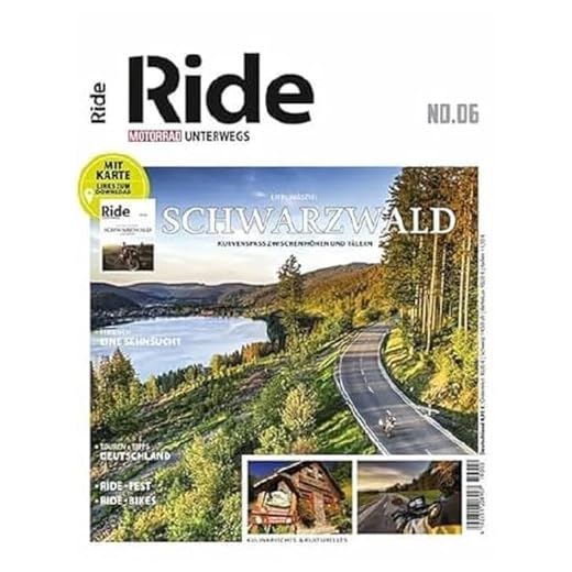 RIDE - Motorrad unterwegs, No. 6: Schwarzwald