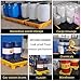Leak-Proof Oil Drum Spill Tray - Heavy-Duty Plastic Containment Pallet for Forklift, Durable Spill Platform for Industrial Use(67 * 67 * 15cm)