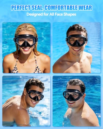 Gafas de natación Aegend para adultos y niños, visión amplia 220° miniatura 2