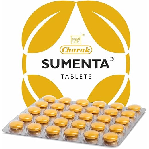 Charak Pharma Sumenta Tablet with tagar and jatamansi for natural care in Stress and Anxiety (Pack of 4) Charak Pharma Sumenta Tablet with tagar and jatamansi for natural care in Stress and Anxiety (Pack of 4)