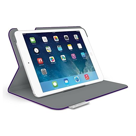 Logitech Folio Protective Case for iPad Mini - Matte Purple