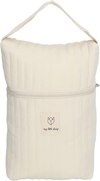 Bnineteenteam Diaper Bag Organizing Pouches,Portable Handheld Large Capacity Cotton Diaper Storage Bag Pouch