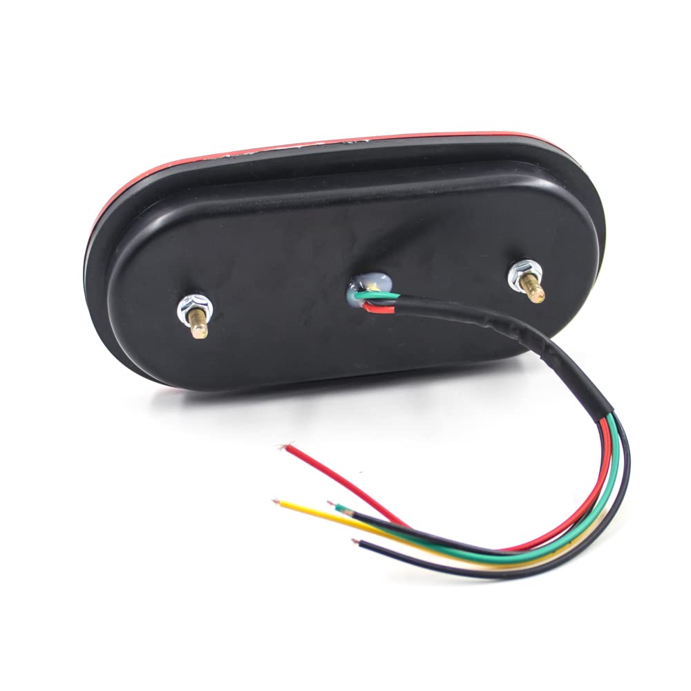 Luces traseras LED impermeables 2 uds. par de remolque barco 12V 24V piezas para camión furgonetas ATV caravanas iluminación coche(24V)