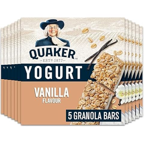 Quaker Chewy Yogurt Vanilla Granola Bars 6.1 oz (Pack of 12) Cover