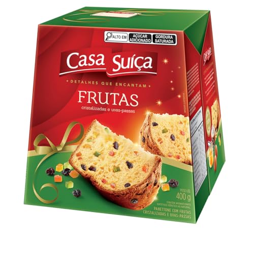 Panetones Casa Suiça Frutas 400g