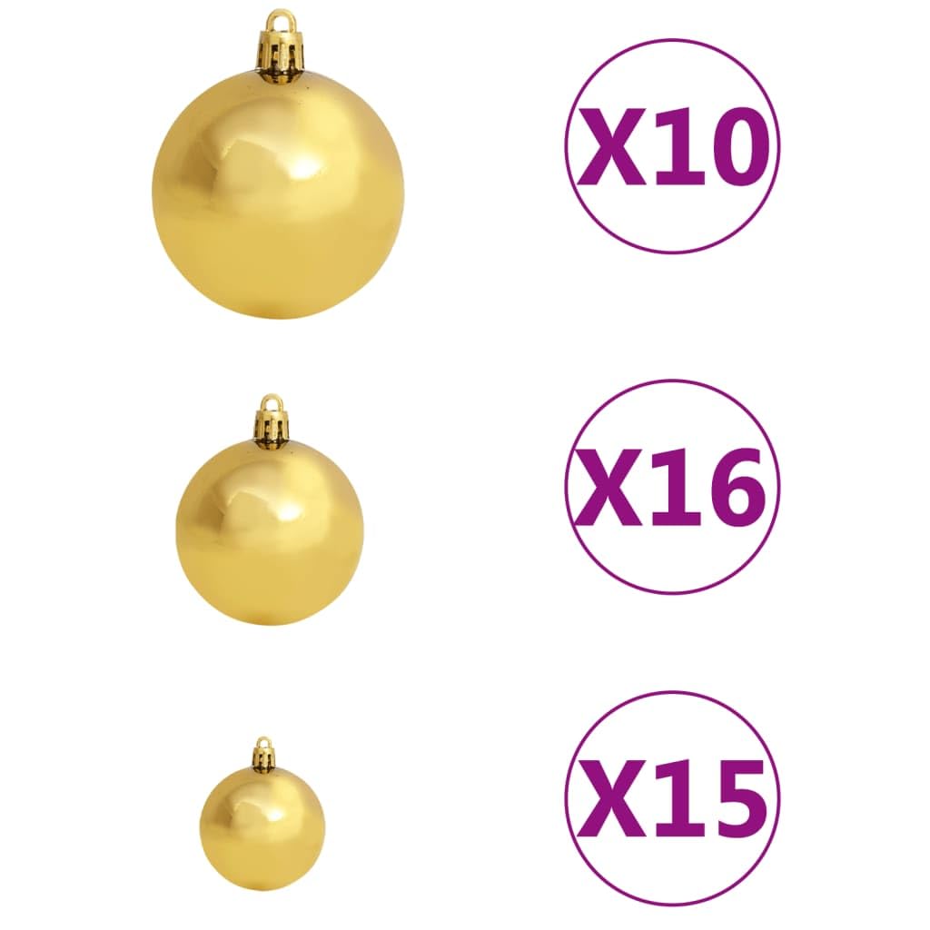 led mit batterie,kleine lichterkette mit batterie,120-tlg. Weihnachtskugeln mit Weihnachtsbaumspitze 300 LEDsGeeignet für Patio, Schlafzimmer, Wohnzimmer, Weihnachten