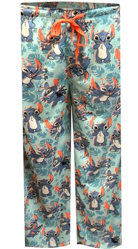 MJC Mens Disney's Lilo and Stitch Lightweight Performance Fabric Unisex Loungepant