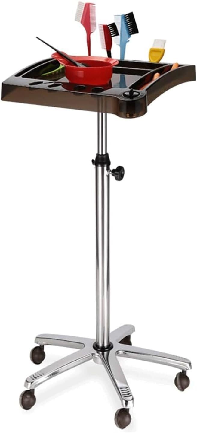 SSDDLZEQ Mobile Salon Station, Salon Rolling Cart Steel Salon Trolley With Timer And Wheel Trolley Cart Height Adjustable Barber Abs Salon Trolley Cart