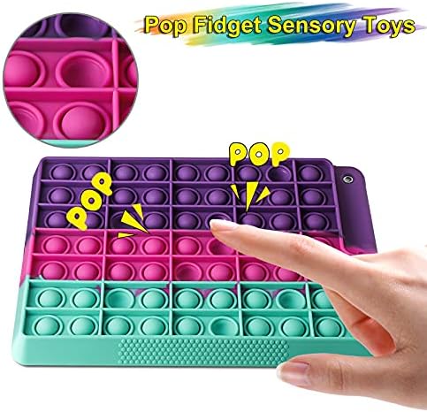 Vofolen for iPad 9th 8th 7th Generation Case iPad 10.2 Case for Kids Girls Silicone Shockproof for Table Case Cover Fidget iPad Case for iPad Case 10.2 Inch 2021/2020/2019