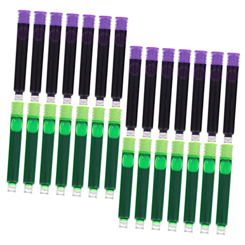Stylo plume effaçable coloré lot de 100 recharges pour l'école