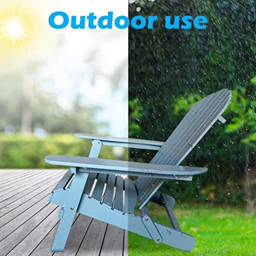 Adirondack Chair Folding Weather Resistant Lawn Chair W/Arms, Heavy Duty Weather Resistant Outdoor Patio Chairs Reclining, Widely Used In Outdoor, Fire Pit, Deck, Outside, Garden, (2, Turquoise) #TOP6