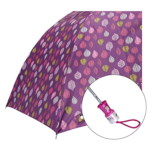 Image of THE CLOWNFISH Umbrella 2- Fold Auto Open Waterproof 190 T Polyester Double Coated Silver Lined Umbrellas For Men and Women