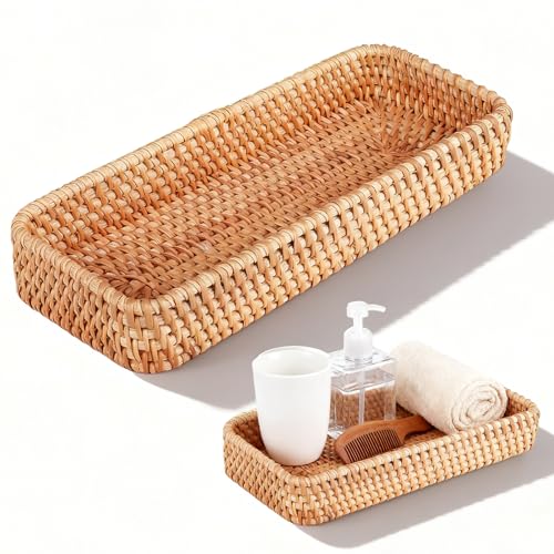 Rattan Brotkorb Rechteckig Brotkorb Geflochten Klein Rattan Körbe...