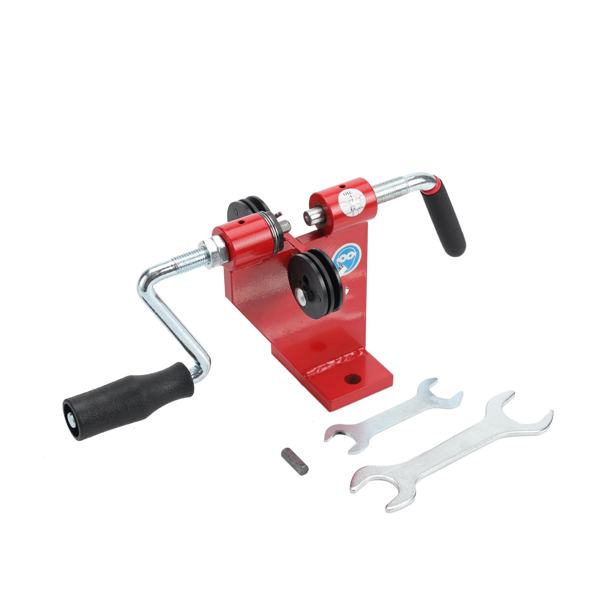 Cadena Remachador Rotador De Cadena De Banco Herramienta de desmontaje de Linker Sierra Índice de remachadora Herramienta de Mantenimiento para Montar y Desmontar Eslabones Fácilmente