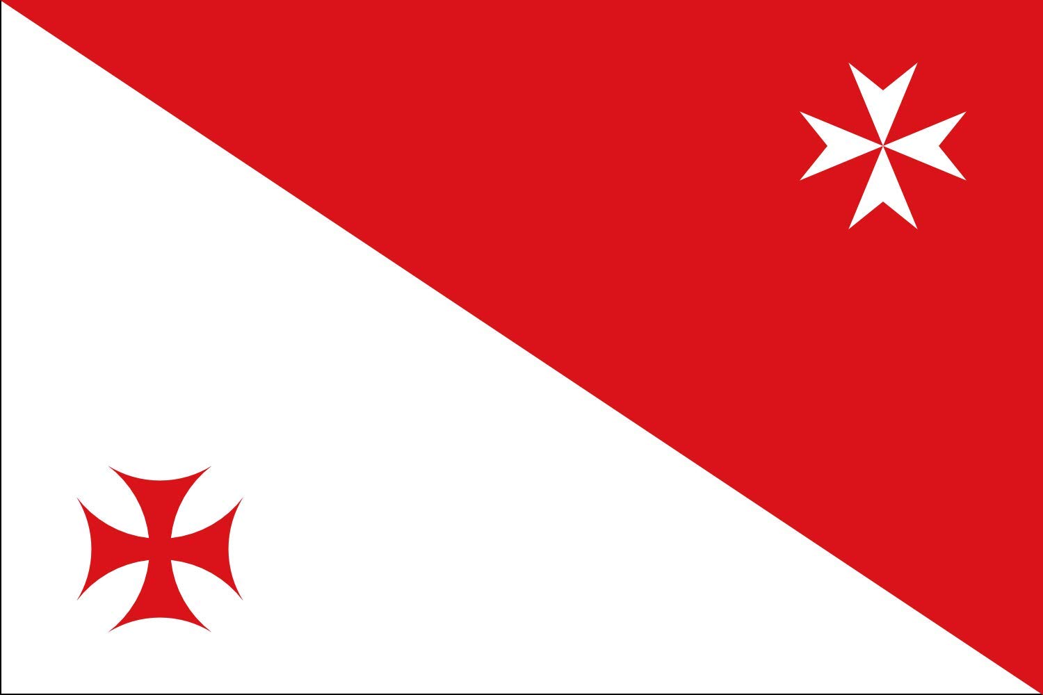 Drapeau d'Orrios Teruel grand format pour mât extérieur et intérieur