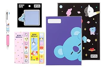Amazon.co.jp: BTS 文房具セット (RM_Koya) BTS ノート 付箋