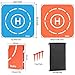 Ruko H001 Drone Landing Pad Weighted, 25.5 inch Large Size Waterproof Double Sided, Fast-Foldable Portable Helipad for F11/F11PRO/F11GIM2/Mini 3, Bright Color, Drone Accessories (with Carrying Bag)