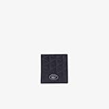 Men's Monogram Compact Leather Billfold, Black, One Size