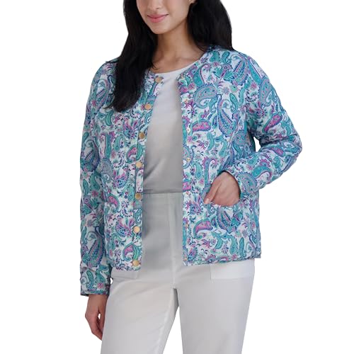 Stella Parker Women's Coat Lightweight Quilted Cardigan Jacket2