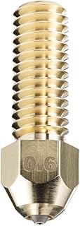 DUROZZLE Tungsten Carbide Tip Nozzle 0.6mm for K1 / K1 Max/CR-M4 / CR-10 SE/Ender 3 V3 KE 3D Printer, High Thermal Conductivity Abrasion Resistance (K1/K1 Max, 0.6mm)