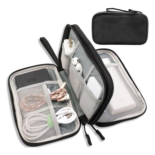 Teskyer Borsa Organizer Cavi, Impermeabile, Borsa Porta Accessori da Viaggio, Borsa Accessori...