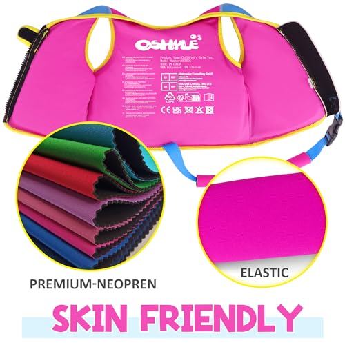 Image of Toddler Swim Vest, Neoprene Trainer with Adjustable Straps and Crotch Strap