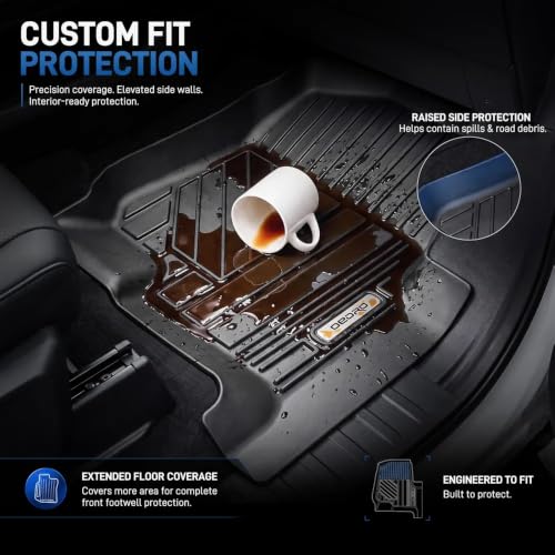 Image of OEDRO Floor Mats Fit for 2015-2026 Ford F150 Super Crew Cab