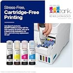 Epson EcoTank ET-4800 Wireless All-in-One Cartridge-Free Supertank Printer with Scanner, Copier, Fax, ADF and Ethernet – Ideal for Your Home Office