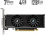 GTX 1050 Graphics Card for PC, 4GB GDDR5 128-bit, HDMI DisplayPort DVI-D, Computer GPU, Gaming Video Card, PCI Express x16, DirectX 12