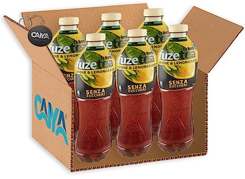 6X Fuzetea Té Nero al Gusto Limone e Lemongrass...
