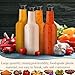 Zubebe 100 Pcs Hot Sauce Bottles Small Plastic Clear Woozy Bottles Empty with Leak Proof Black Screw Cap Mini Wine Liquor jars for Kitchen Sauce Salad Dressing Syrup Juice Whiskey (5 oz)