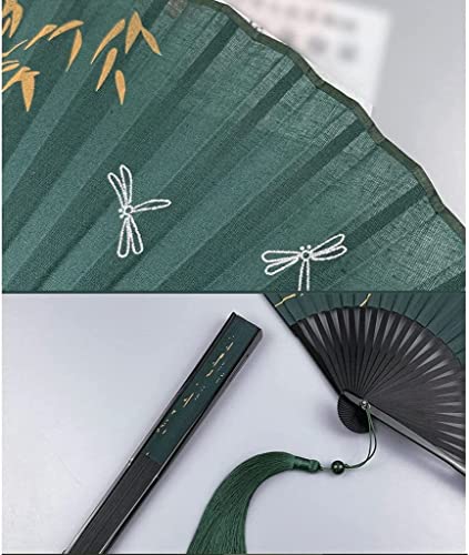 Éventails pliants chinois pour costume de danse et réceptions tea party