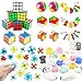 Fun Party Favors For Kids Toy,Mochi Squishies,Puzzle Balls,Finger Gyro Spiral Twister Toys For Party Toys,Birthday Party,Classroom Rewards,Carnival Prizes,Pinata Filler,Treasure Chest,Goody Bag Fillers(Assorted 34 Pack)