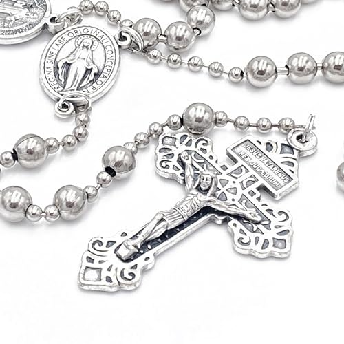 The Combat Rosary (Silver)