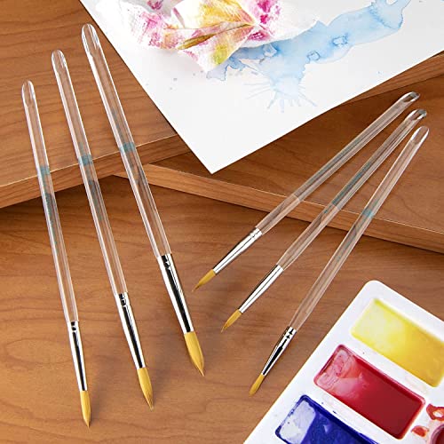 Aqualon Royal & Langnickel Round Artist Brush Set, 6-Piece #TOP6