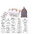 LOOBANI Assorted Brain Teasers Metal Wire IQ Puzzles with Plastic Box Package Great Educational Intelligence Toys for Adult Children and Student Expanding Mind 1 Set 30Pcs