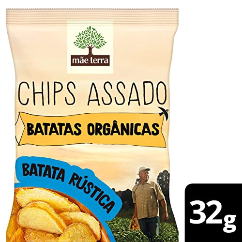 Chips Mãe Terra Batata Rústica Assada e Orgânica 32g