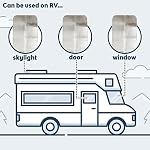 Dumble RV Door Window Shade RV Skylight Cover, 16in x 24in RV Window Insulation RV Skylight Shade Reflective Shield - Image 4