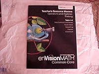 eVision Math Common Core Grade 4 Teacher's Resource Masters Operations and Algebraic Thinking Topics 1-2 realize Edition 0328808601 Book Cover