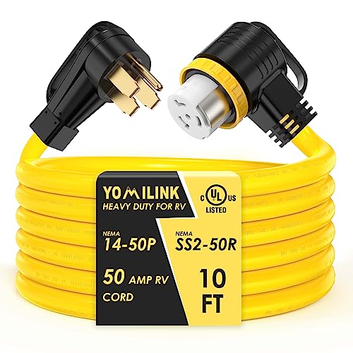 YOMILINK UL Listed 10 Feet 50 Amp RV Cord